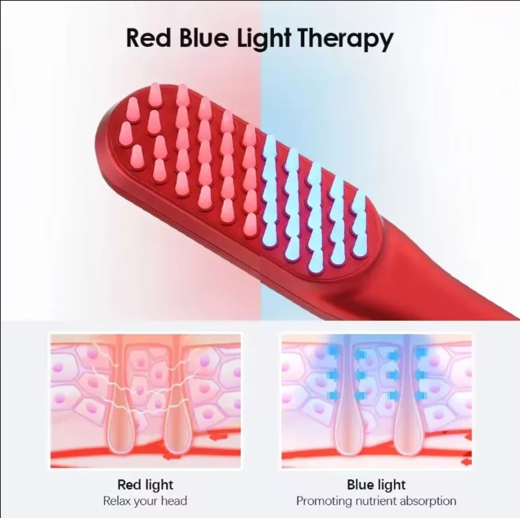 Redlight Therapy Hair Brush